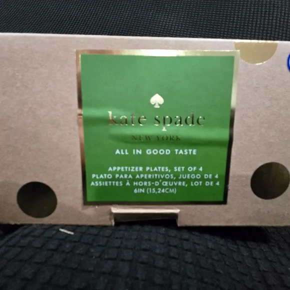 All In Good Taste Order’s Up Kate Spade Appetizer Plate Set - Picture 2 of 3